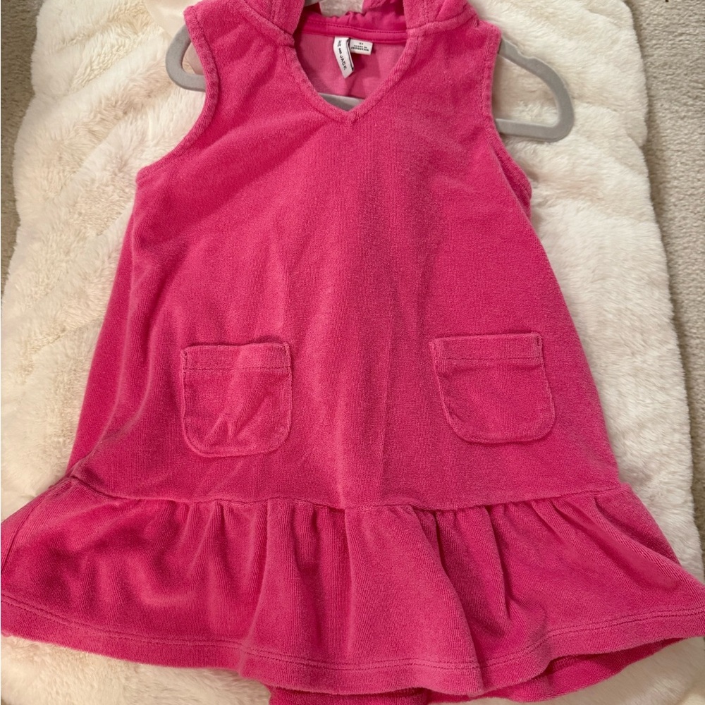 Janie and Jack Pink Kids Swim Coverup